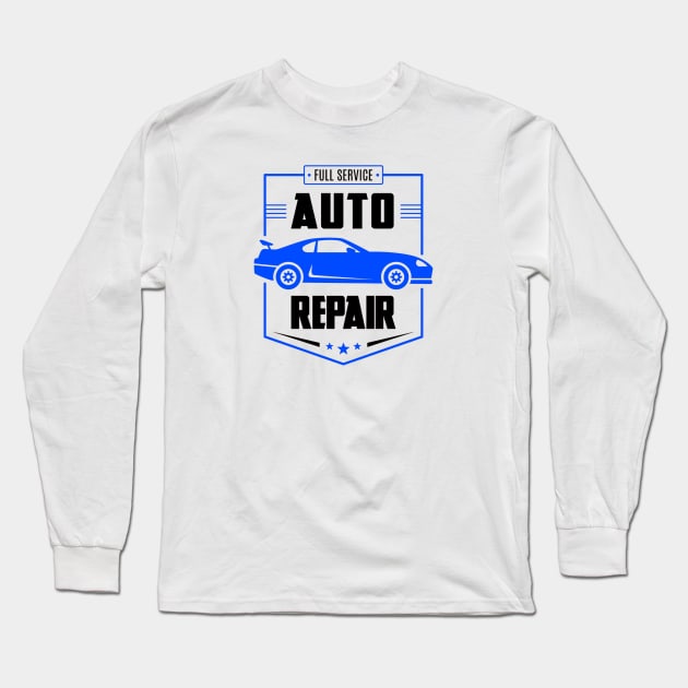 Auto repair Long Sleeve T-Shirt by Brainable ART